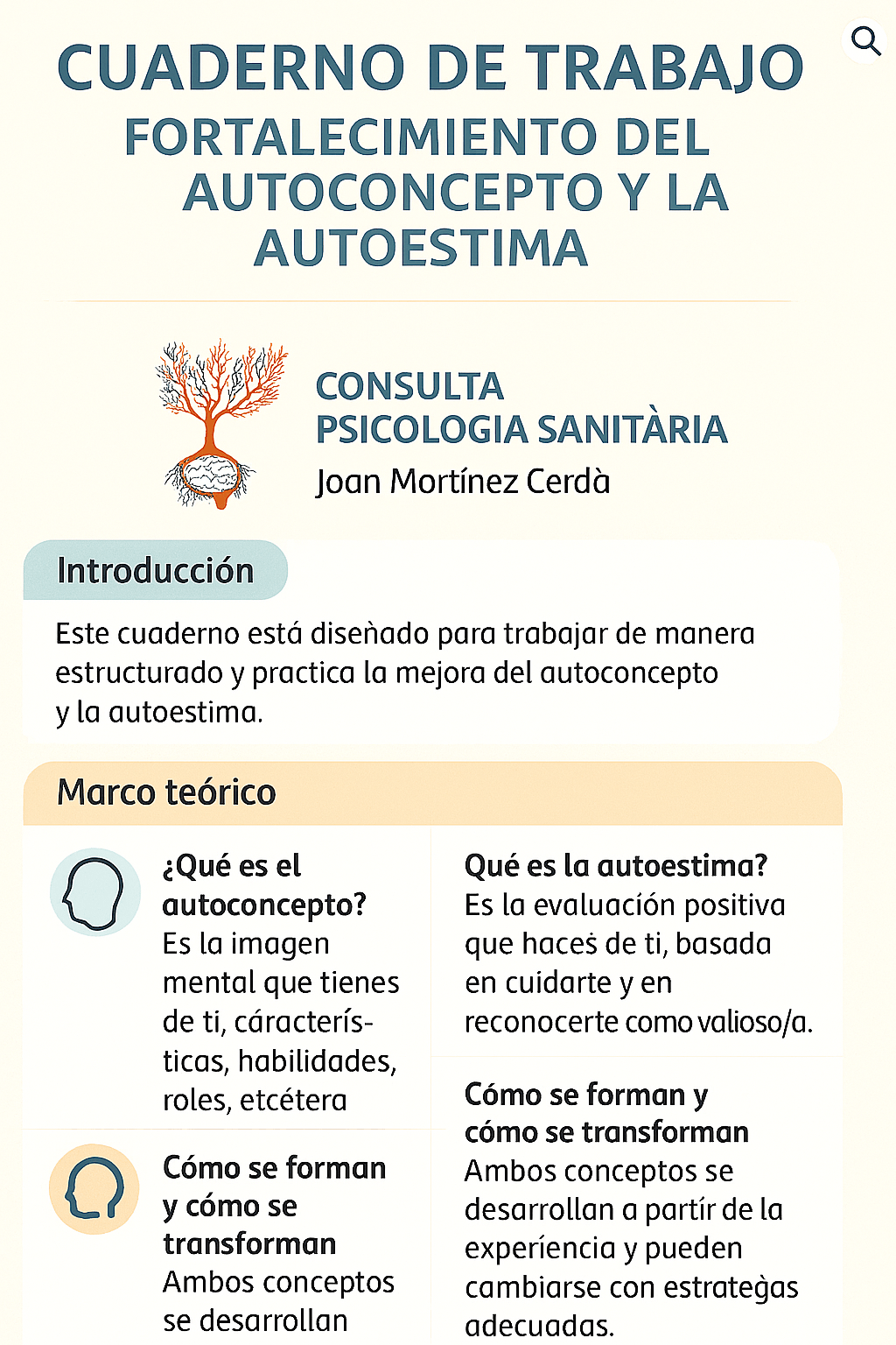Portada de Fortalecimiento del Autoconcepto y la Autoestima